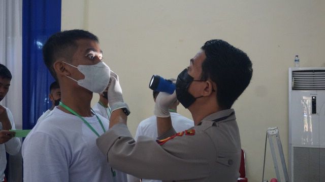 PEMERIKSAAN KESEHATAN TAHAP I PENERIMAAN TAMTAMA POLRI GELOMBANG I TAHUN ANGGARAN 2023 PANDA POLDA SULSEL 