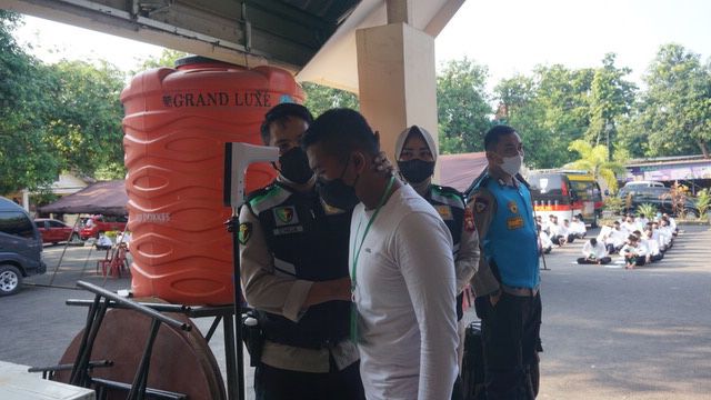 PEMERIKSAAN KESEHATAN TAHAP I PENERIMAAN TAMTAMA POLRI GELOMBANG I TAHUN ANGGARAN 2023 PANDA POLDA SULSEL 